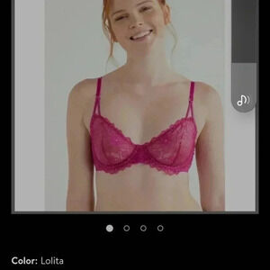 Joyspun women's unlined lace undderwire balconette Bra.nwt